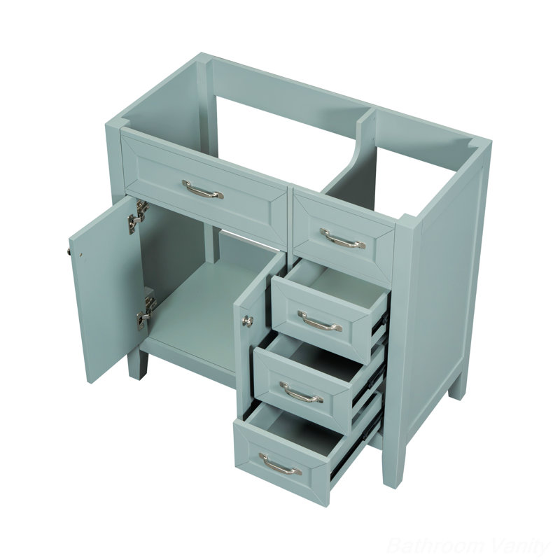 Armoire de salle de bain avec tiroirs