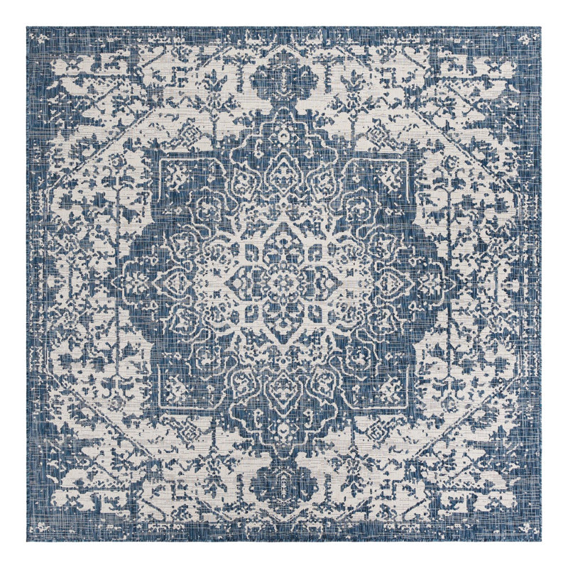 Jill Zarin Dubai Indoor/Outdoor Rug, Square 7'10"