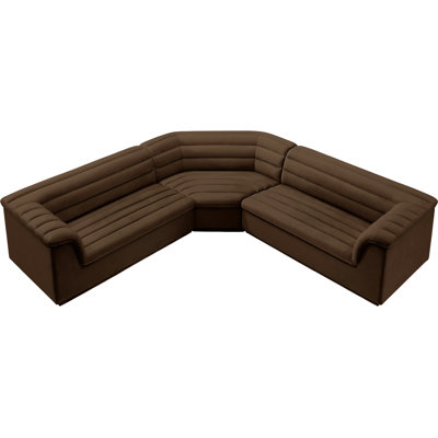Canapé modulaire rembourré 148 po Iyaunna