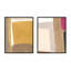 Ochre & Fuchsia Set Of 2 Print by Julia Balfour-1862808354-1862808355