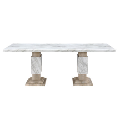 STACEY BEIGE DINING TABLE