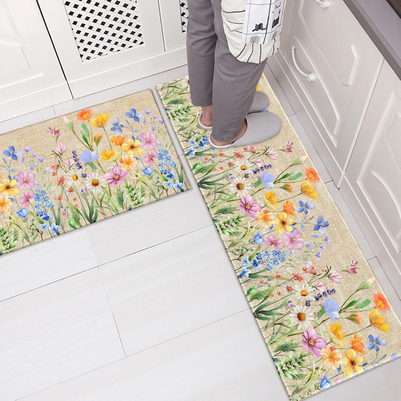 Tapis de cuisine Floral
