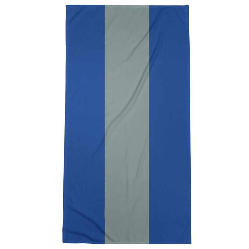 Bath Towel, Home Blue/Silver
