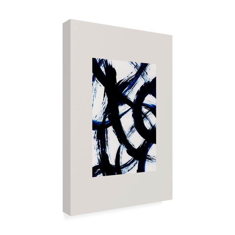 «Abstract Brush Strokes 98», reproduction sur toile tendue, H 19 po x l 12 po x P 2 po