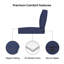 Outdoor 5" Deep Seating Cushion Set With Durable Cover Rite Fabric-1266443247