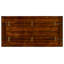 Country Farmhouse Walnut Wood Dining Table