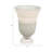 Glass Vase with Aluminum Connector and Stone Base in Glam Style Crafted from Glass Metal and Stone-2122176113