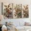 Christmas Holiday Art DCCXI - Toile tendue avec châssis sur mesure - 3 pièces-1118525870