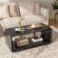 Table basse rectangulaire avec rangement pour le salon, petits espaces-708848783