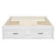 Lit plateforme double avec 6 tiroirs de rangement-863086747