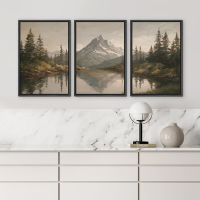 Golden Botanical Crane Bird Nature Scene Framed Master Bedroom Wall Art Work 2 Pieces Print