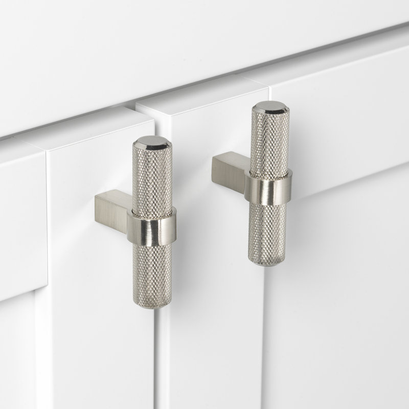 Poignée barre européenne Pide Collection GlideRite de Pinnacle, Acier inoxydable