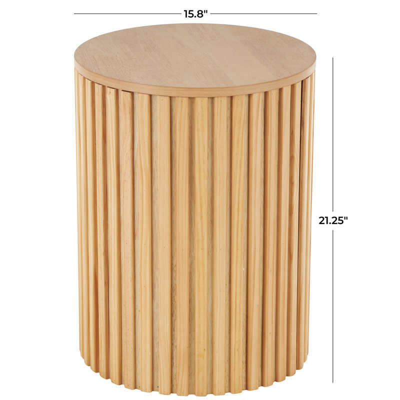 Table d'appoint Cole and Grey, Brun