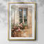 Imprimé floral rétro CCxxxvi - impression encadrée-394240030