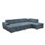 Canapé modulaire en U modulaire réversible avec repose-pieds et canapé de rangement 128 po Modern-106027201
