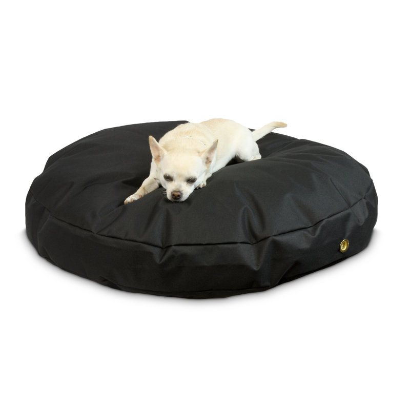 Coussin pour chien imperméable Snoozer, Grand (l 48 po x P 48 po x H 4 po), Noir