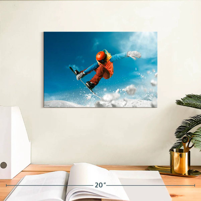 Sireci Snowboard Grab, 8" H x 12" W