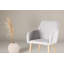 Dania 47cm H Polyester Upholstered Armchair in Grey