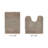 Makaylynn Premium 100% Cotton 2 Piece Bath Rug Sets with Non-Slip Backing, Machine Washable, Luxurious Solid Pattern Super Absorbent & Tufted Weave Bath Mat for Bathroom, Shower, and Tub-71054683-97762380