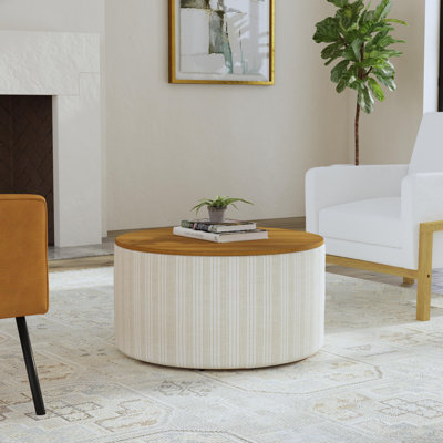Amaresh Upholstered Ottoman