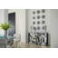 Root Small Silver Dining Table Base, With Glass