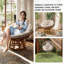 Coussin de chaise ovale Papasan