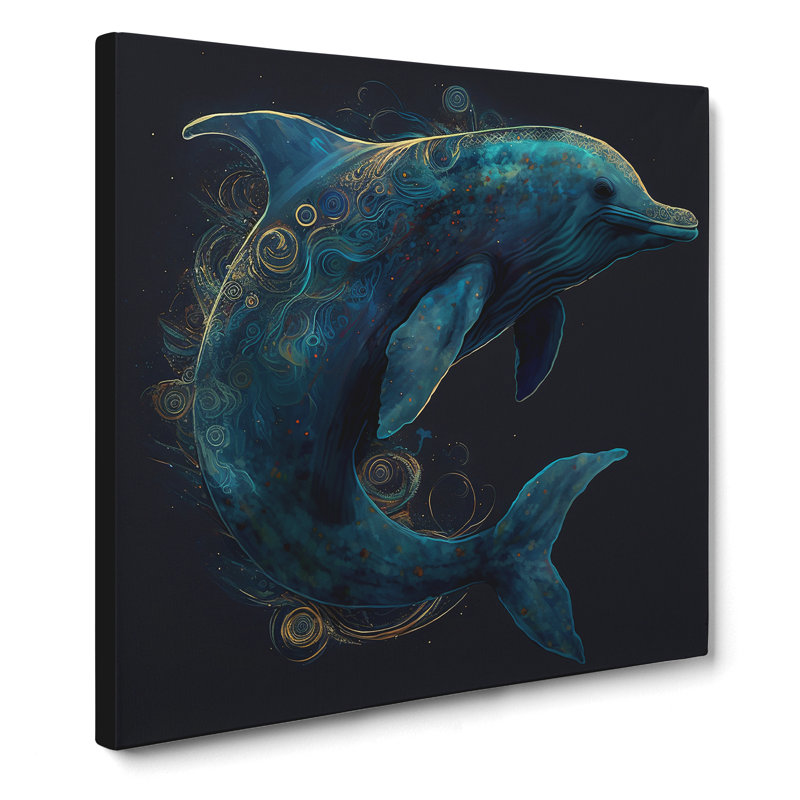 Dolphin Boho No.1 - No Frame Print