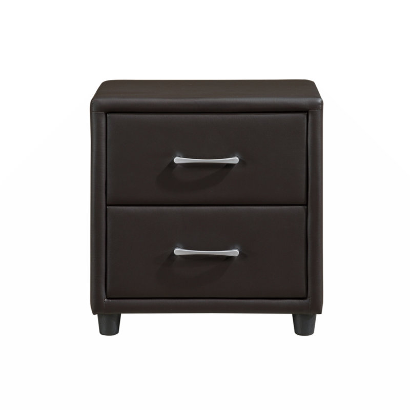 Table de chevet Kalilah, Marron foncé