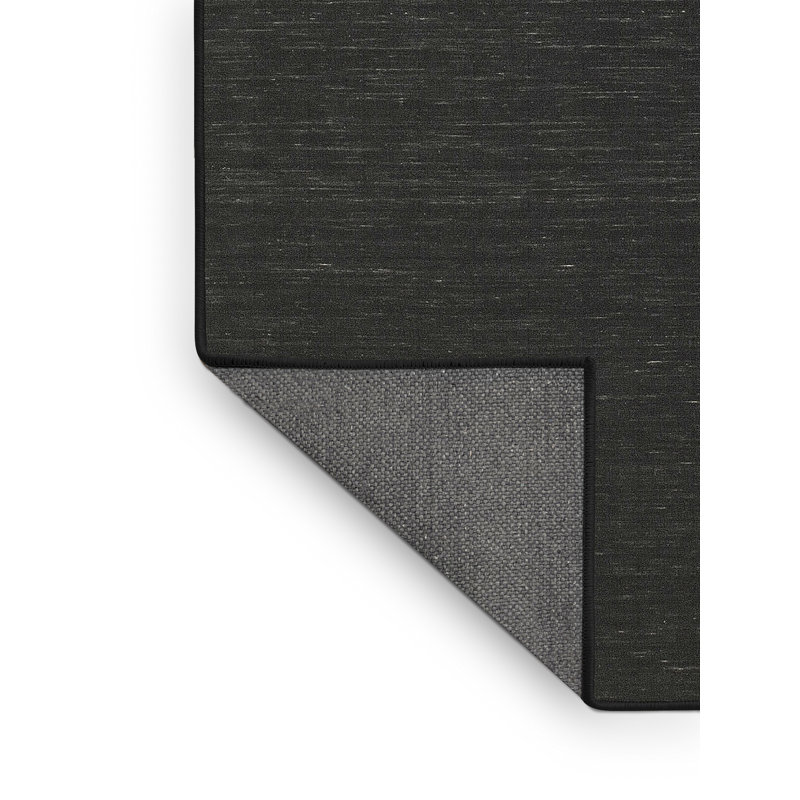 Tapis contemporain noir, Rectangle 5 pi x 7 pi
