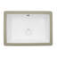 Lavabo de salle de bain encastré en céramique Stain - 21,98 po x 15,96 po, blanc, conception pratique pour salle de bain avec trop-plein 22 po x 15,5 po x 7 po, matériau-120961857