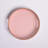 Estepp 13” Round Decorative Pink Plastic Tray With Gold Trim-1709095494