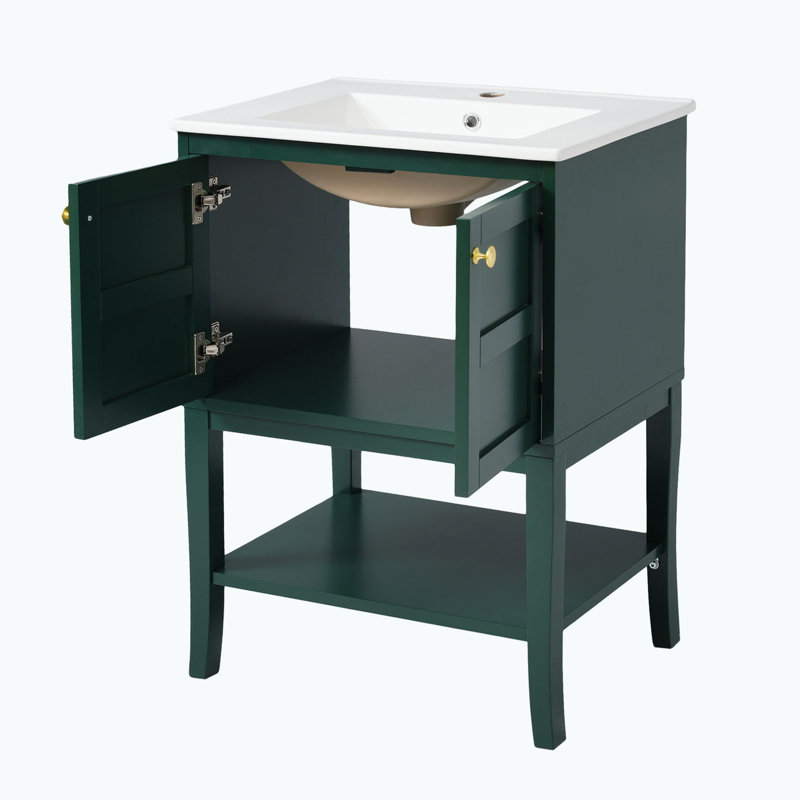 Bathroom Vanity with Resin Sink
