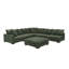 Large Seating Corduroy Modular Sleeper Sectional-1434236357