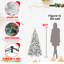 Arbre de Noël 5 pi avec 518 pointes - PVC enneigé et branches à aiguilles dures-1273142404