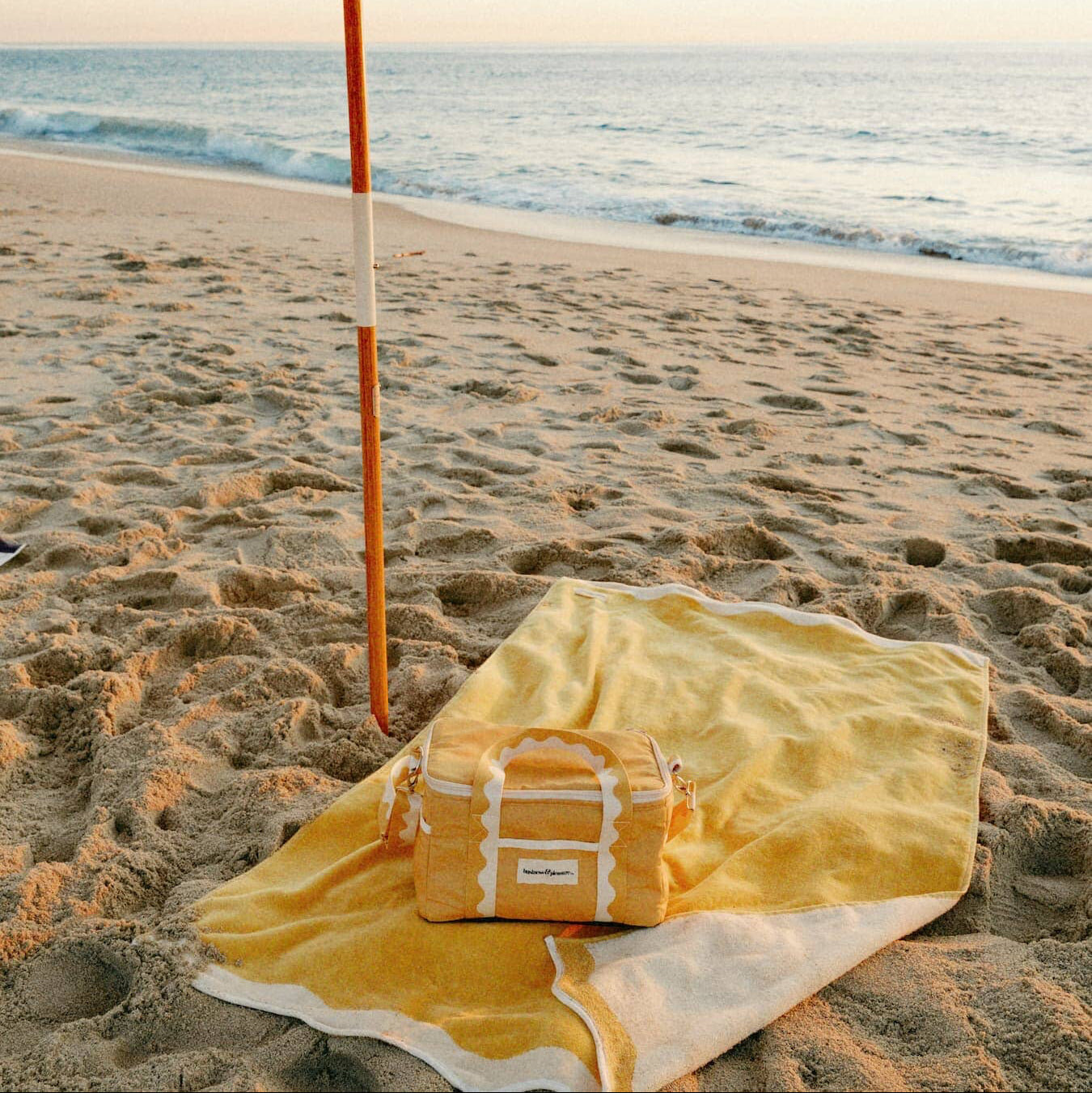 Cotton Terrycloth Beach Towel, Rivie Mimosa