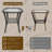 Round Glass Outdoor Side Table , 20 " W 20 " D