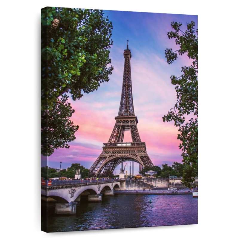 Aime, Tour Eiffel emblématique de Paris, H 24 po x l 16 po