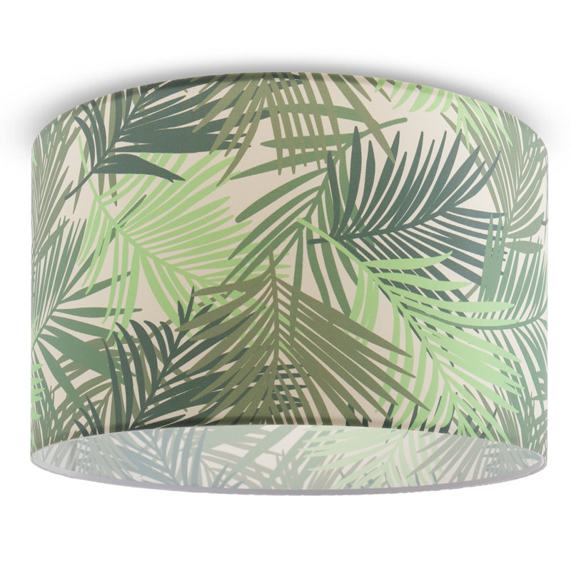 Pungoteague Fabric Flush Ceiling Light, 24.5cm H x 38cm W x 38cm D