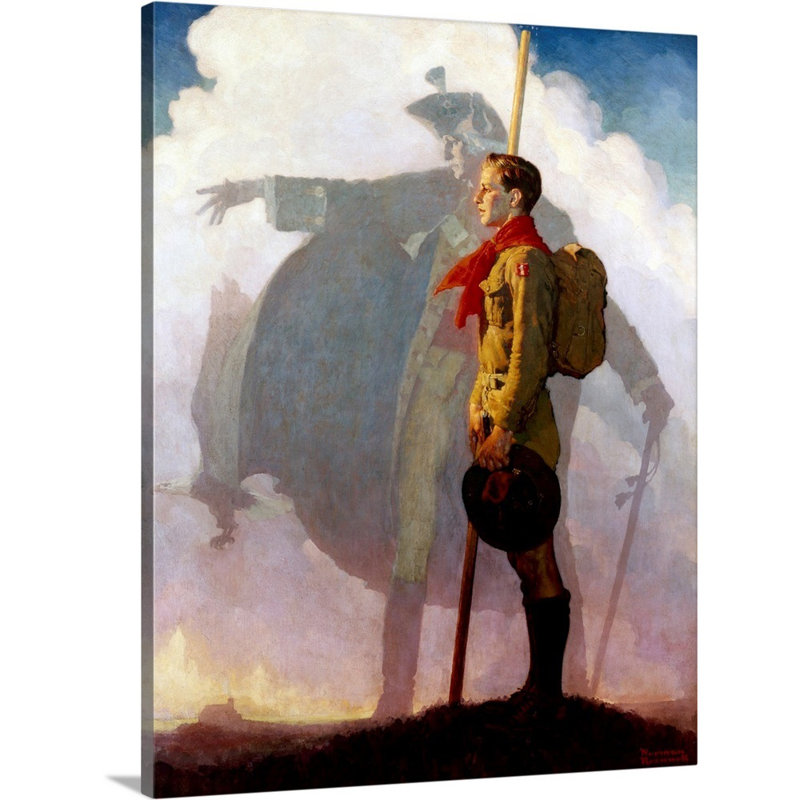 Carry On Canvas, art mural, H 16 po x l 12 po x P 1,25 po, Toile tendue