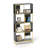 Small Area 4 Bookcase - Rustic Industrial Design, Black+gold, Functional Storage Choice Solution