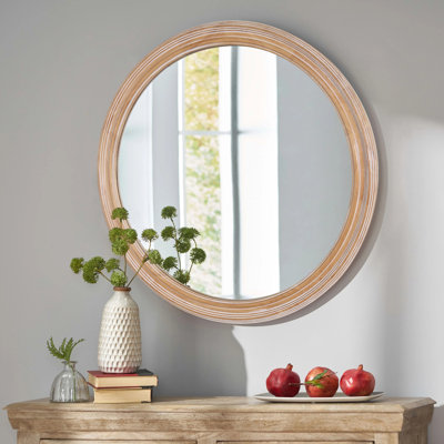 Miroir mural rond 27,5 po pour meuble-lavabo