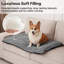 Tapis de lit pour chien Rose Plush, tapis antidérapant lavable-98258657