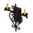 Parthenia Candle Wall Light
