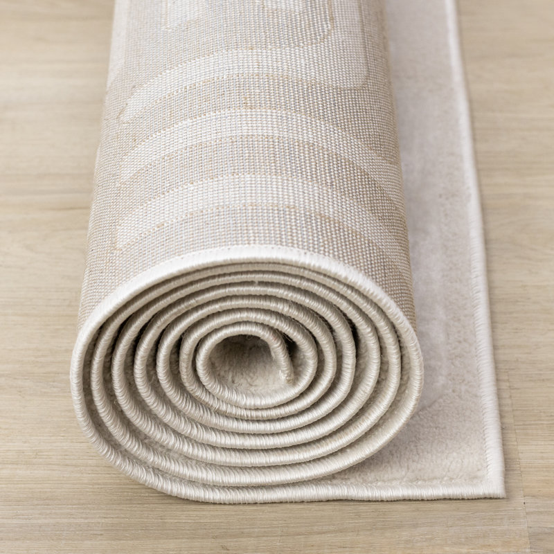 Tapis crème Amabilia, Rectangle 6 pi 7 po x 9 pi 6 po