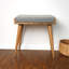 Repose-pieds Jabed, banc de piano en noyer, tabouret de coiffeuse et repose-pieds fonctionnel pour le salon-1284012931