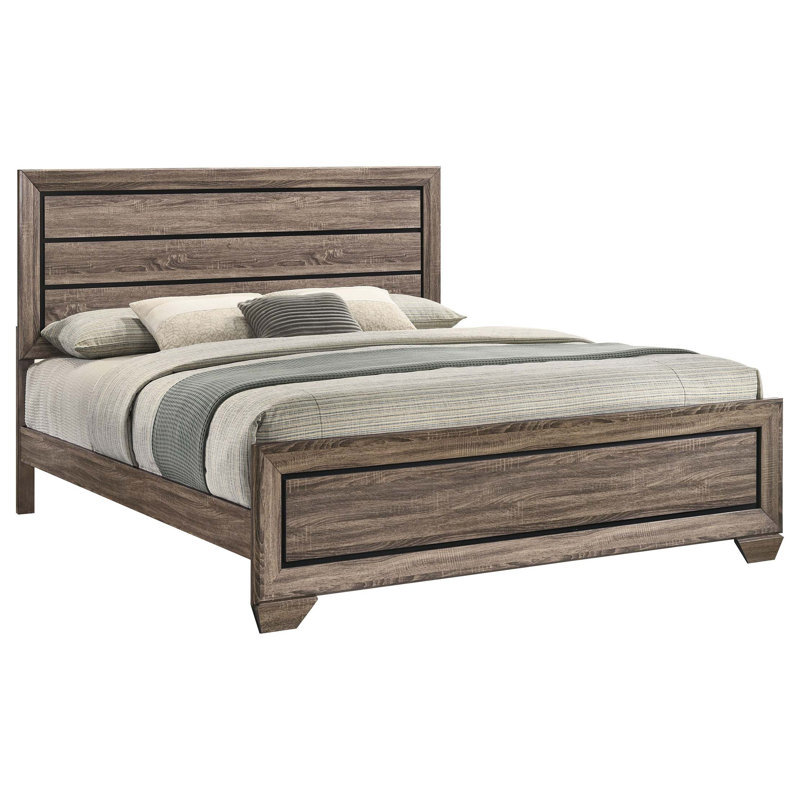 Oatfield Washed  Panel Eastern Bed with Slat