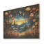 Fantasy Floral Daydream III - Paysage abstrait sur bois-1497132215