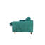 Canapé modulaire rembourré turquoise - P 105 po, l 67 po, H 33 po, lit 225 lb