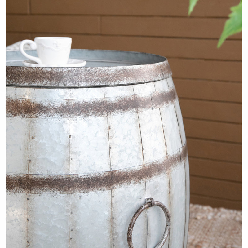 22.5X22.5X26" Drum Side Table