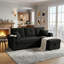 Sleeper Sofa, Sectional with Pull-Out Bed, Reversible Chaise-2113775501
